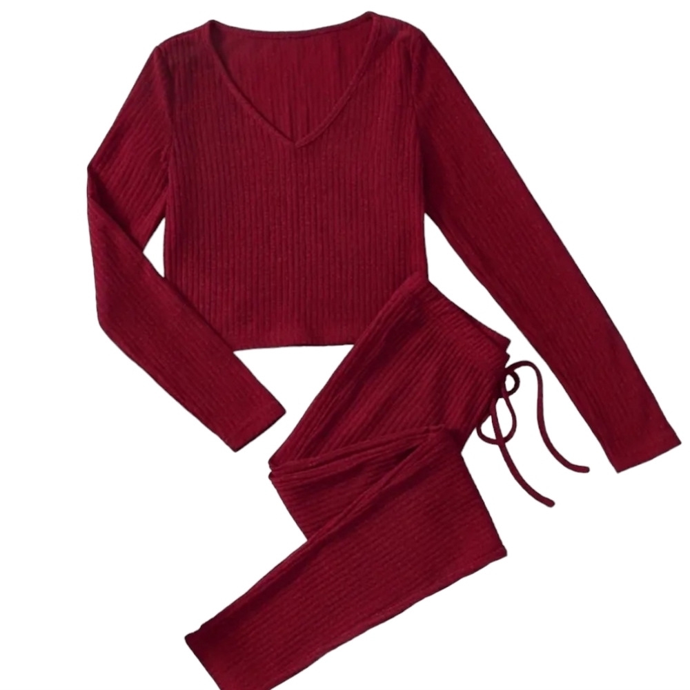 Urban Boutique Dark Red 2 Piece Set